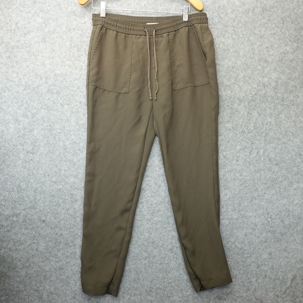 Earthy Tapered Pants BANANA REPUBLIC Womens 6 S Olive Vintage Y2K Safari 32x29